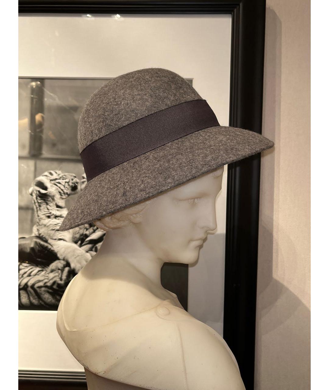 STELLA MCCARTNEY Серая шляпа, фото 3