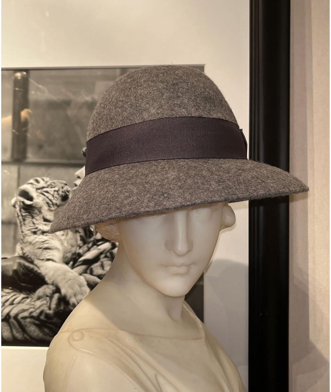 STELLA MCCARTNEY Серая шляпа, фото 2