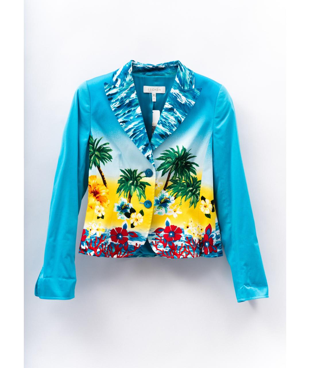 ESCADA Мульти хлопко-эластановый жакет/пиджак, фото 7