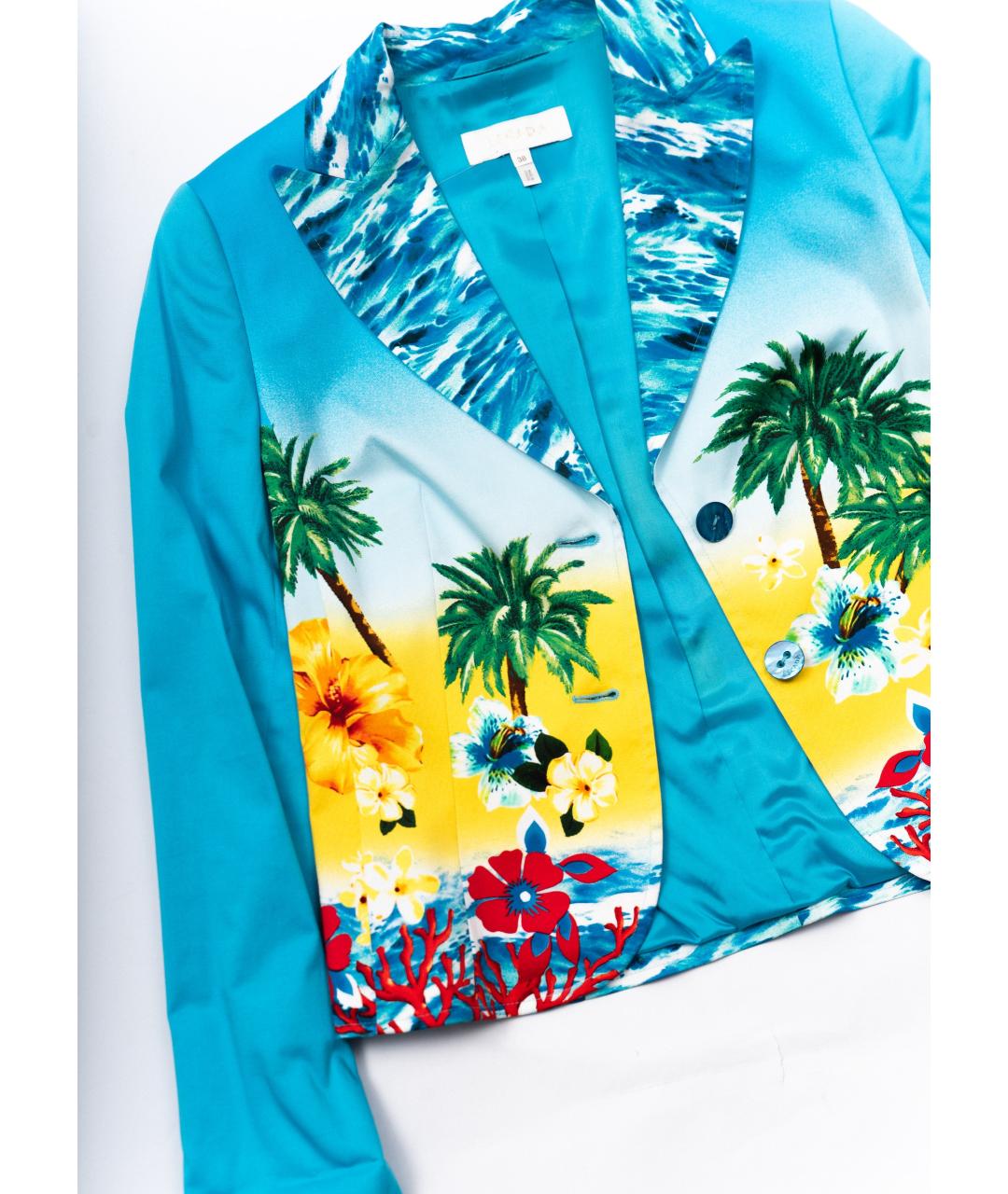 ESCADA Мульти хлопко-эластановый жакет/пиджак, фото 4