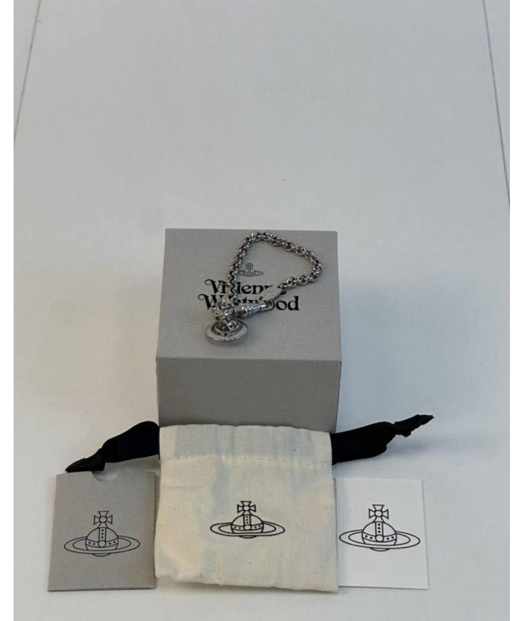 VIVIENNE WESTWOOD Серебрянный серебряный браслет, фото 7