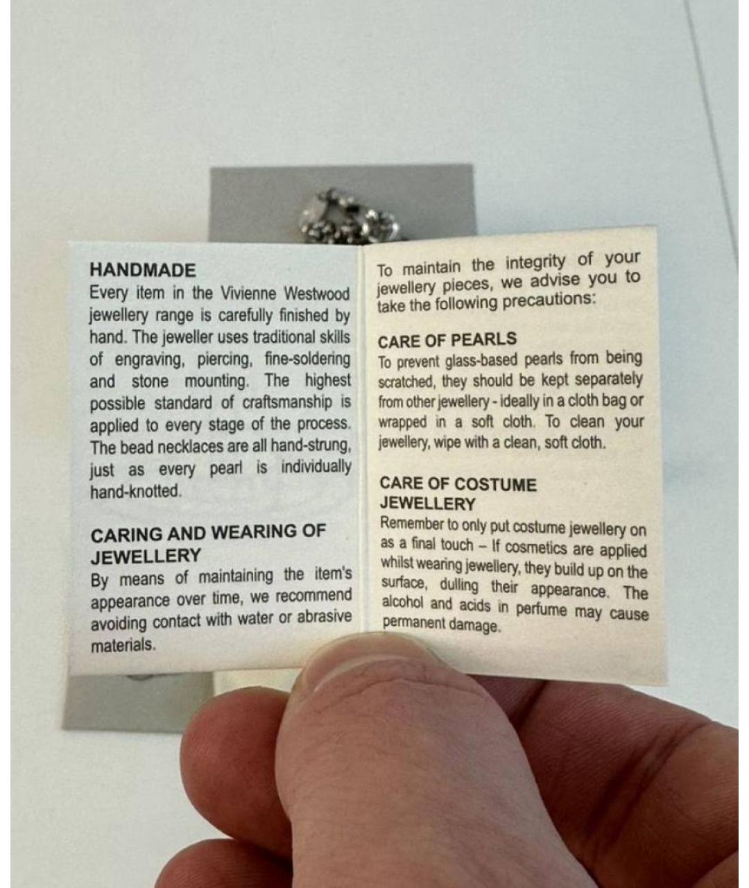 VIVIENNE WESTWOOD Серебрянный серебряный браслет, фото 5