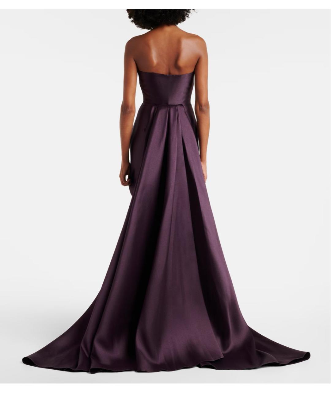 SOLACE LONDON Фиолетовое полиэстеровое вечернее платье, фото 3