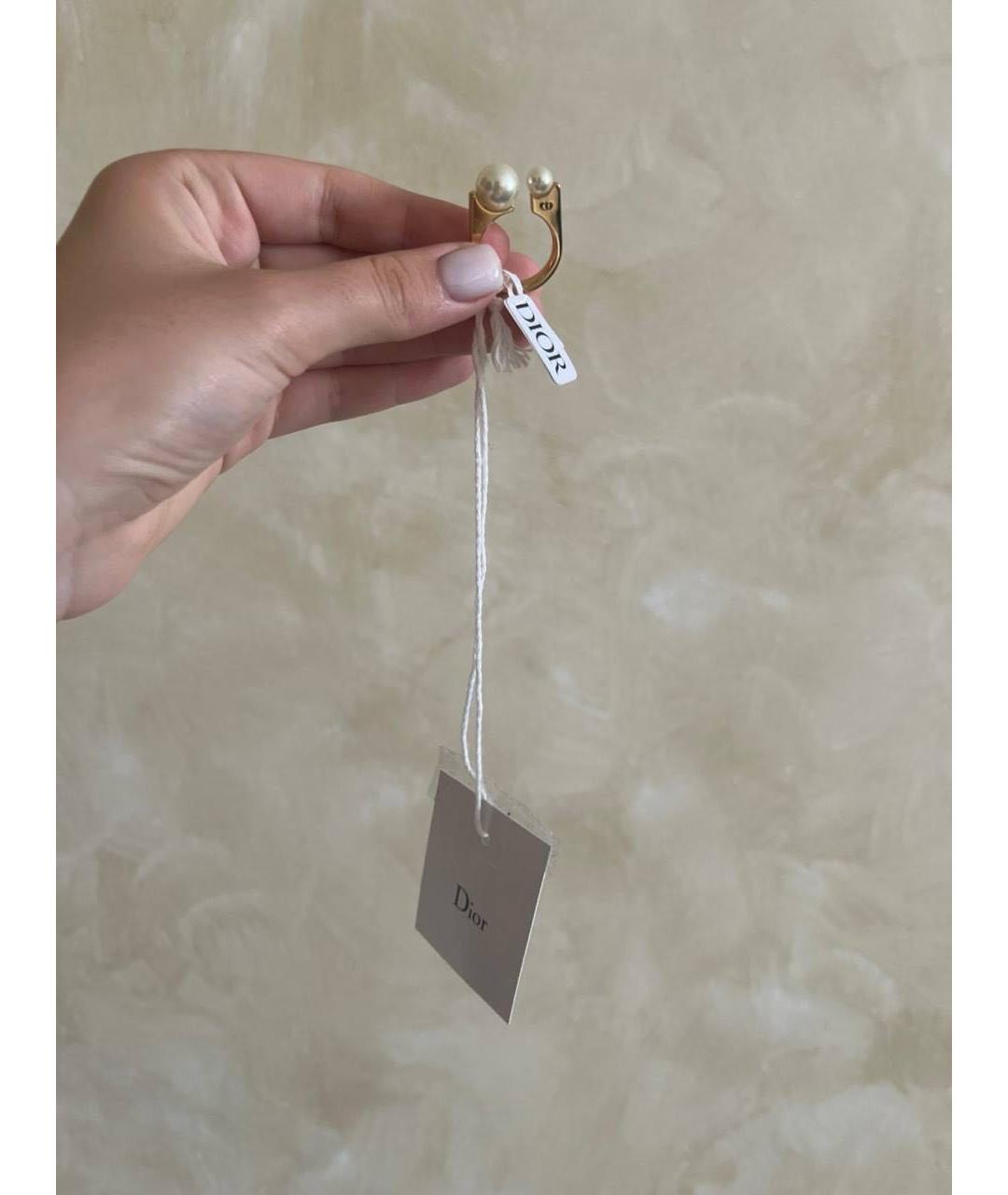 CHRISTIAN DIOR Золотое металлическое кольцо, фото 3