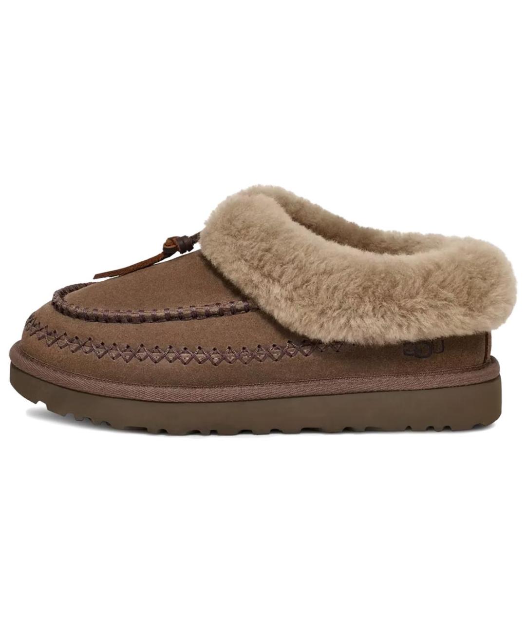 UGG AUSTRALIA Коричневые замшевые ботинки, фото 2