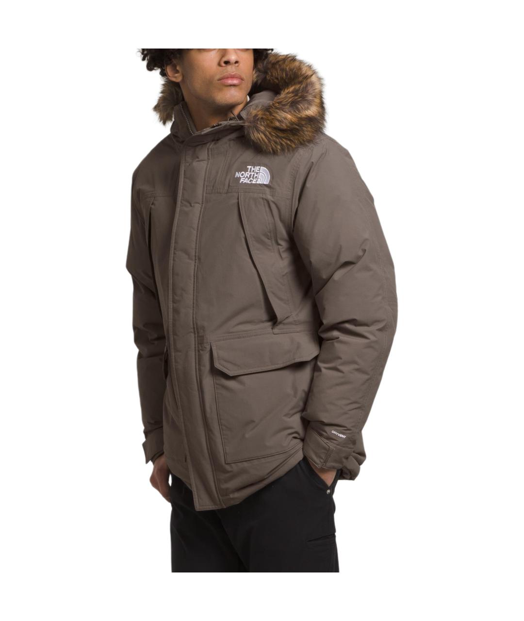 THE NORTH FACE Коричневый пуховик, фото 4