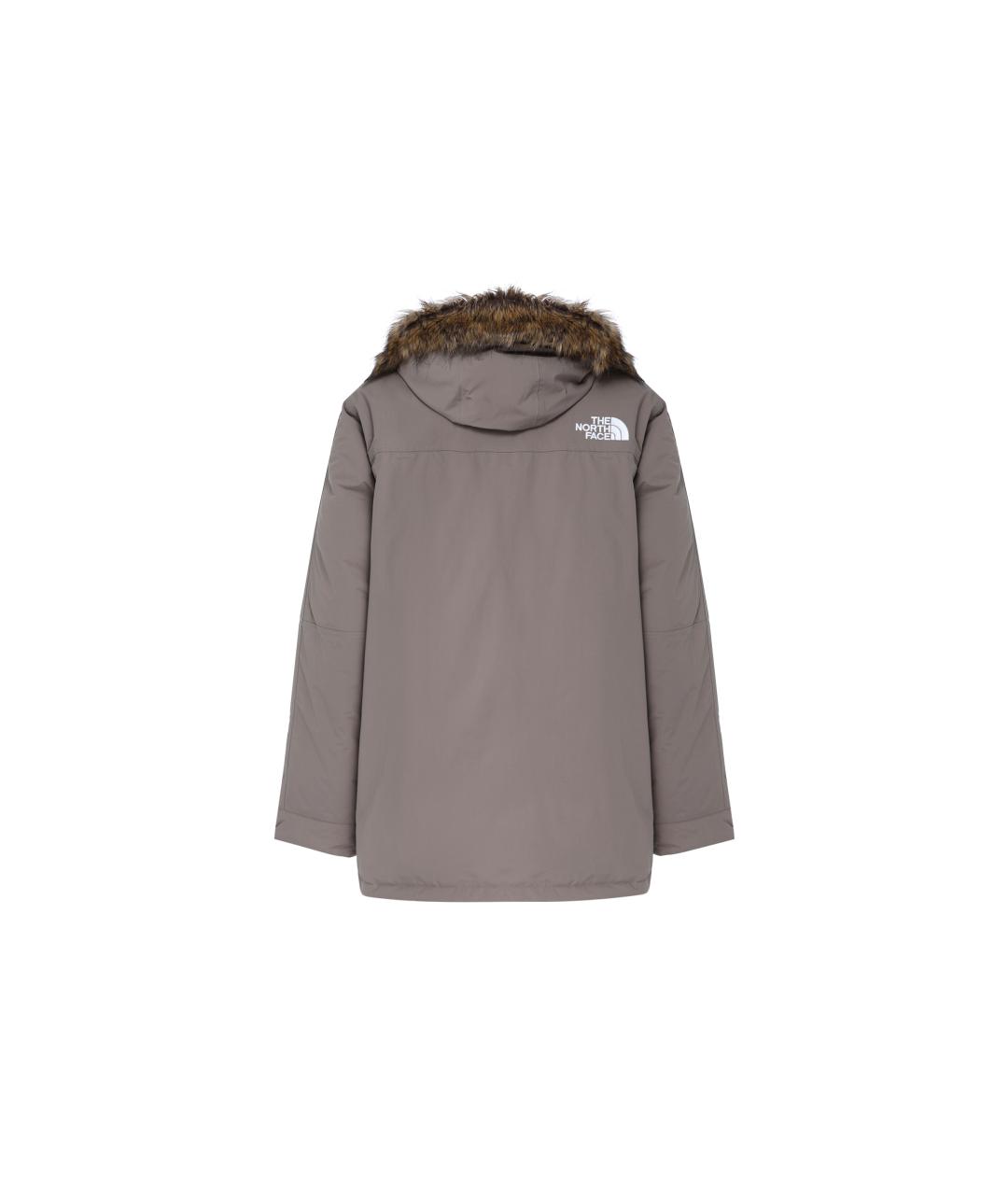 THE NORTH FACE Коричневый пуховик, фото 2