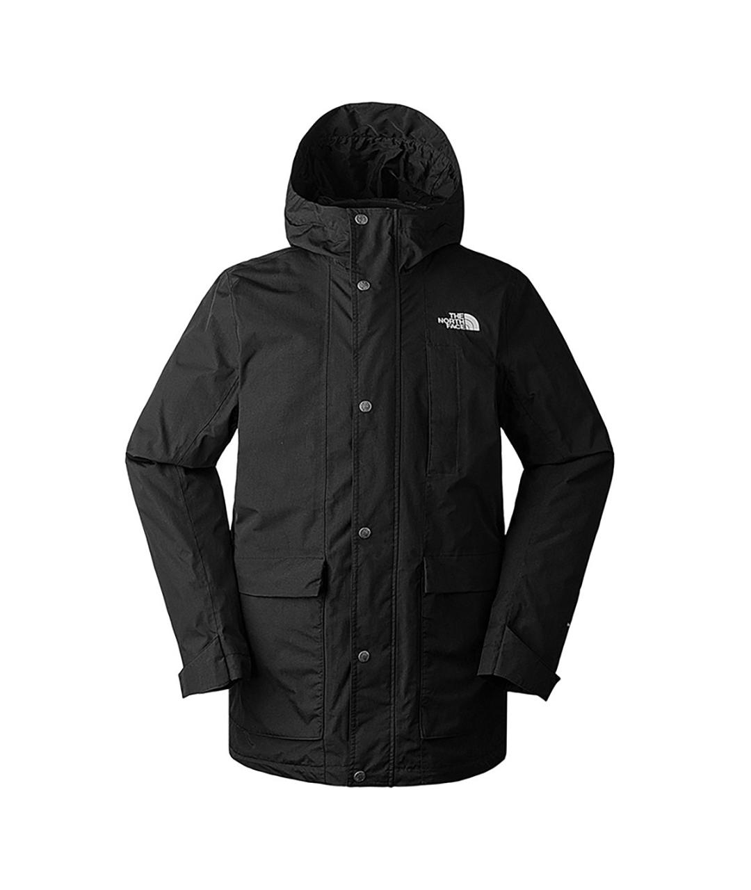 THE NORTH FACE Черный полиамидовый пуховик, фото 1