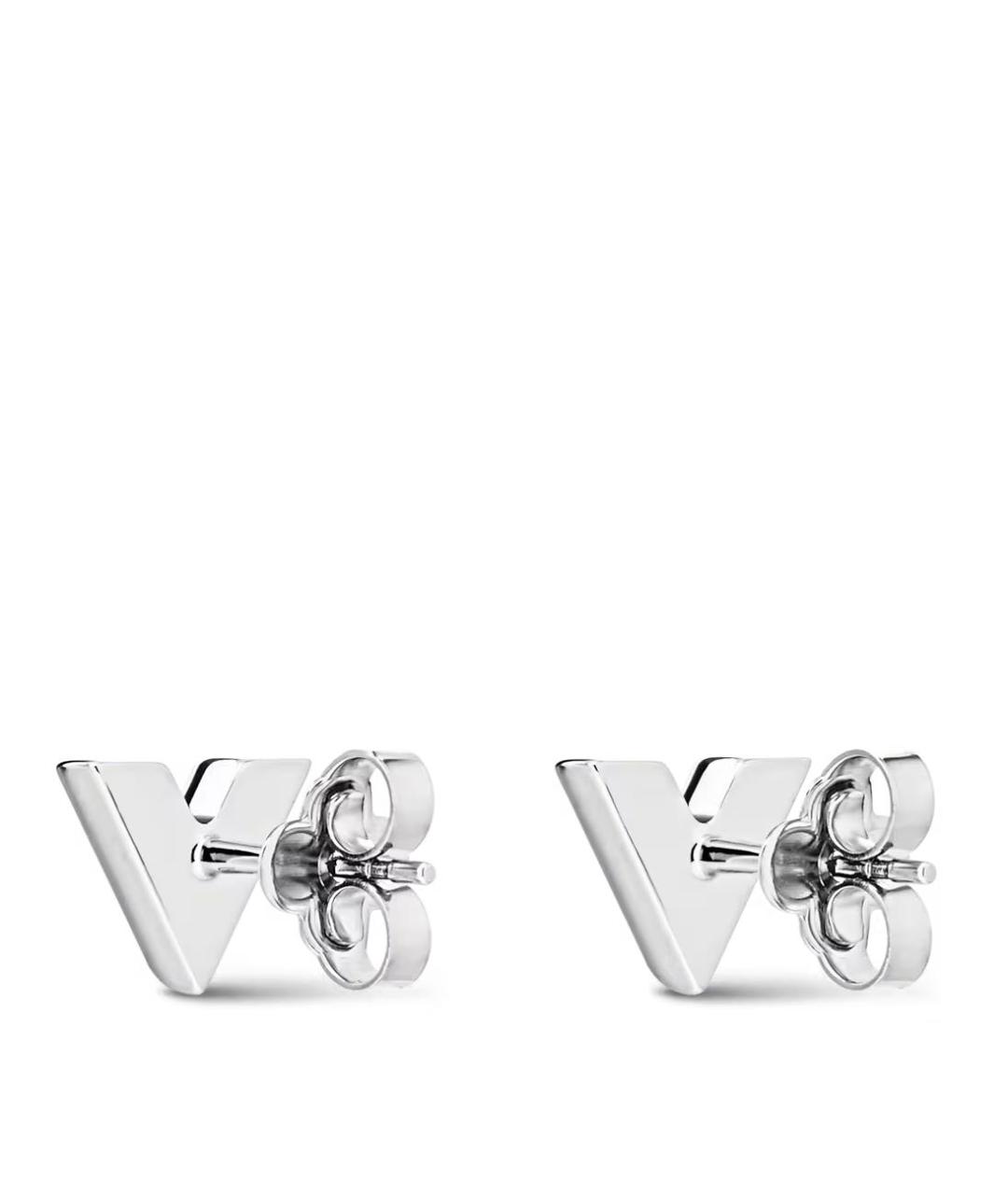 LOUIS VUITTON Серебряные латунные серьги, фото 3