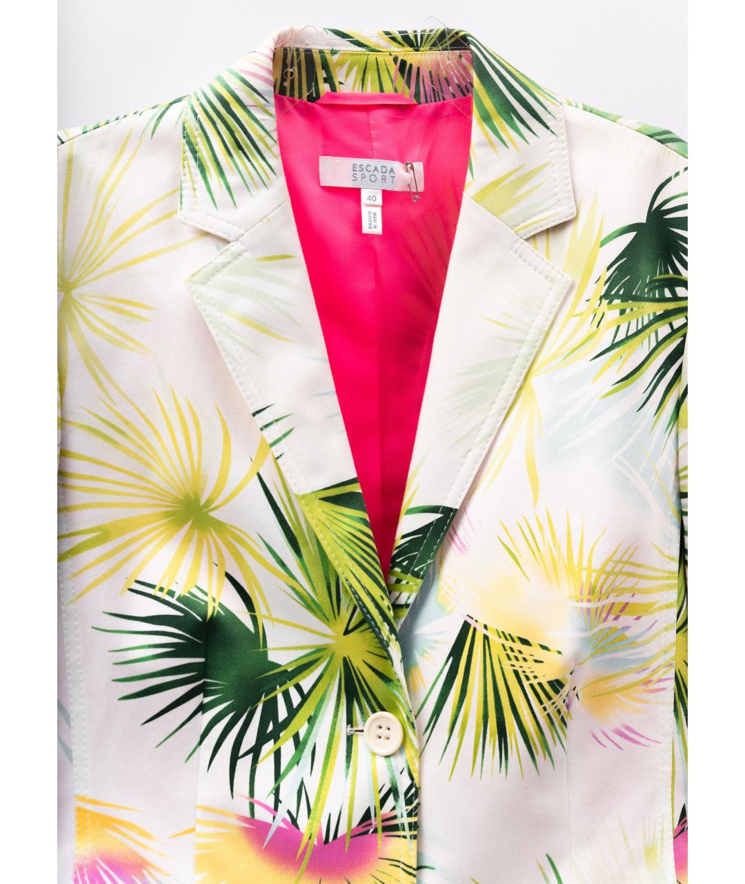 ESCADA Мульти хлопко-эластановый жакет/пиджак, фото 3