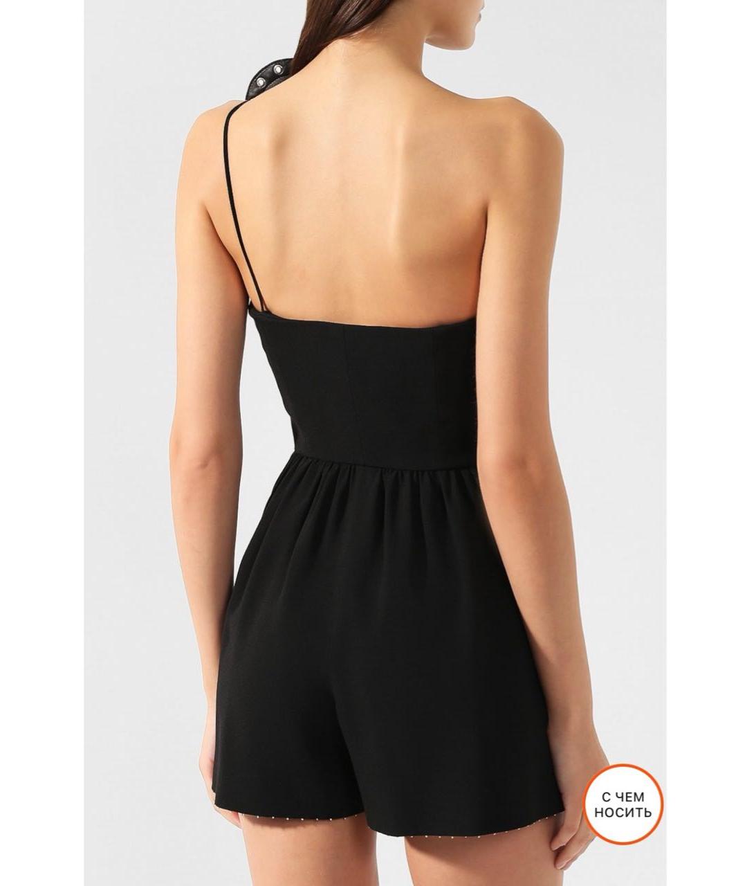 SAINT LAURENT Черный комбинезон, фото 4