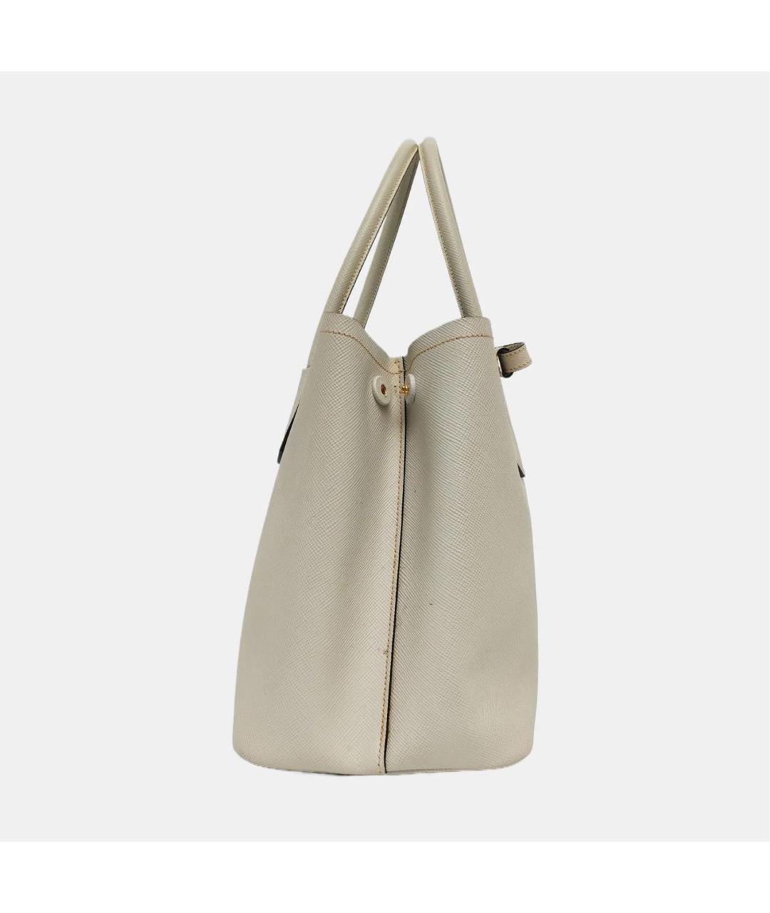 PRADA Бежевая кожаная сумка тоут, фото 2