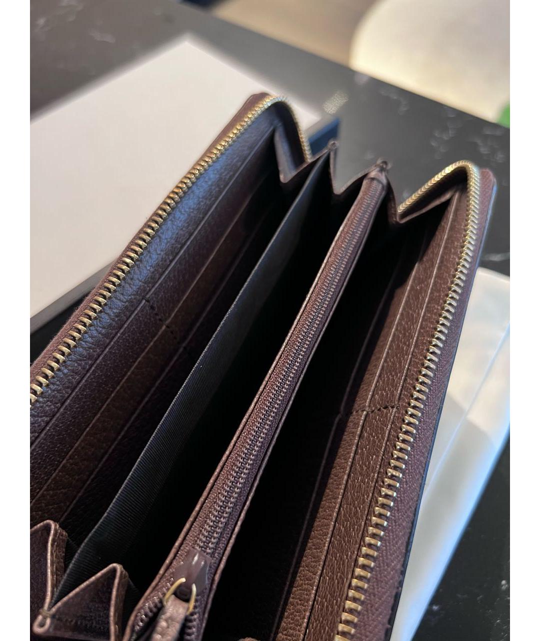 GUCCI Бежевый кошелек из искусственной кожи, фото 5