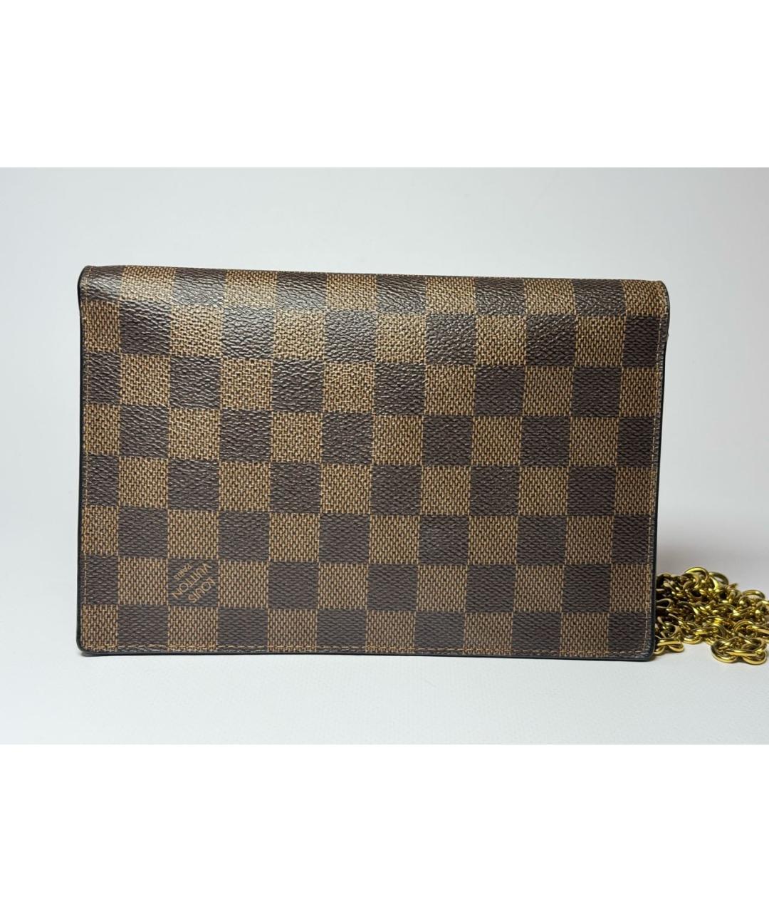 LOUIS VUITTON Коричневая сумка через плечо, фото 3