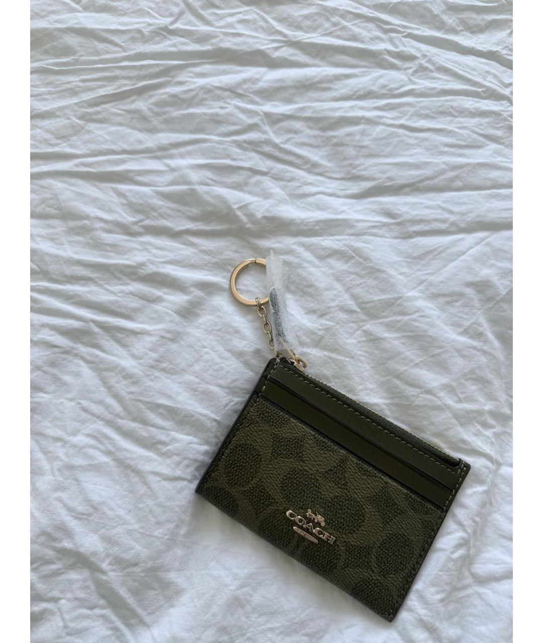 COACH Хаки кардхолдер, фото 3