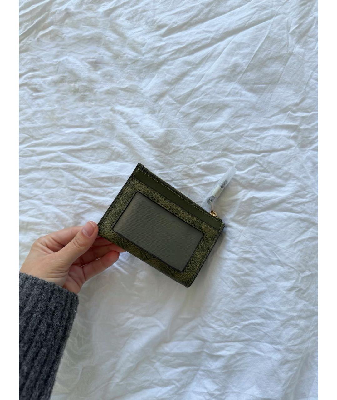 COACH Хаки кардхолдер, фото 4