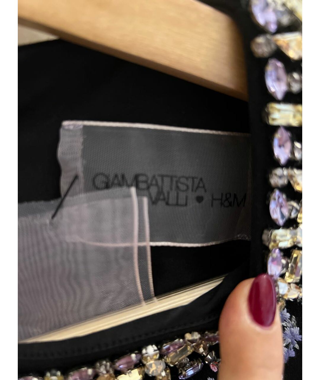 GIAMBATTISTA VALLI Черное полиэстеровое коктейльное платье, фото 3