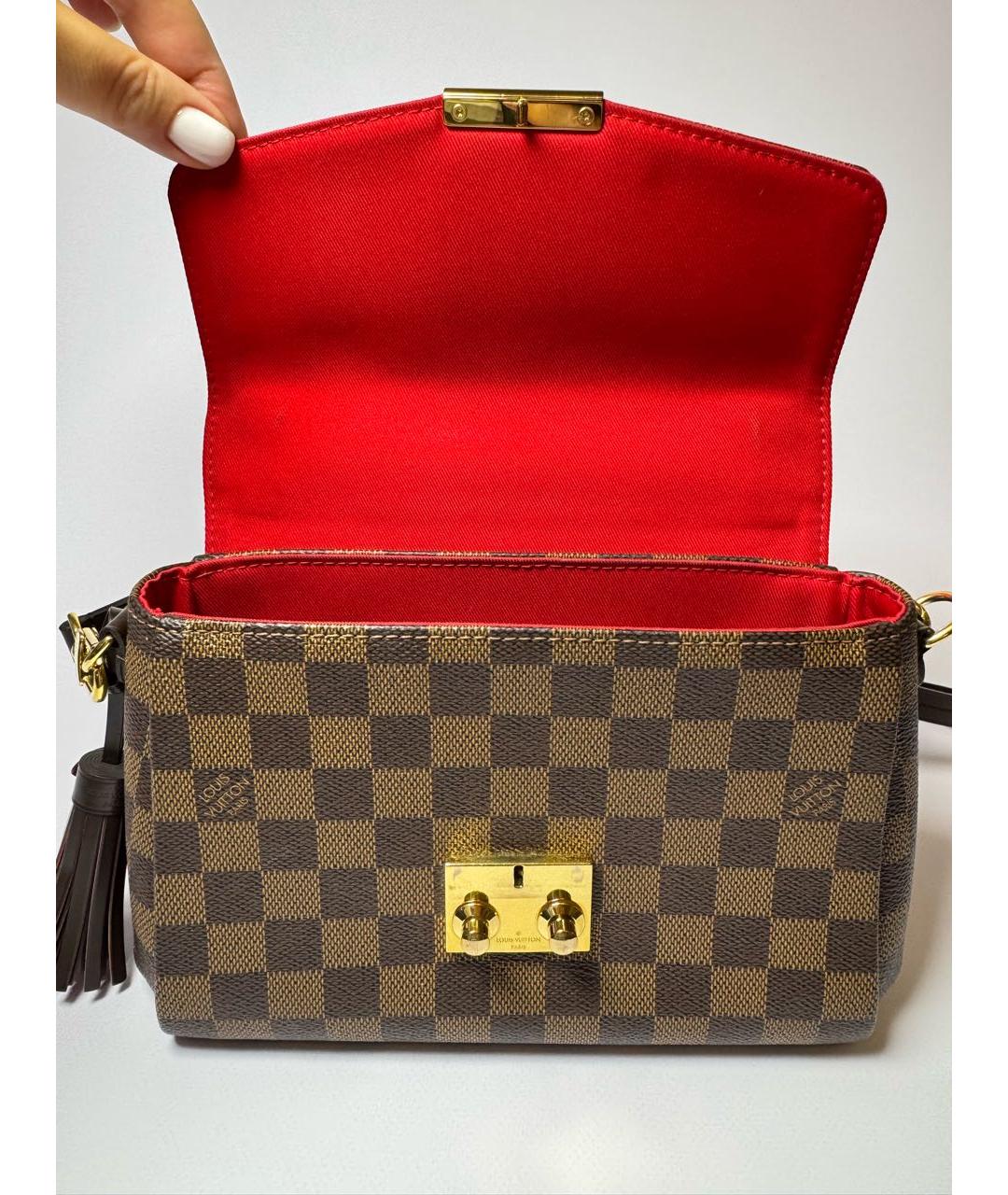 LOUIS VUITTON Коричневая сумка через плечо, фото 4