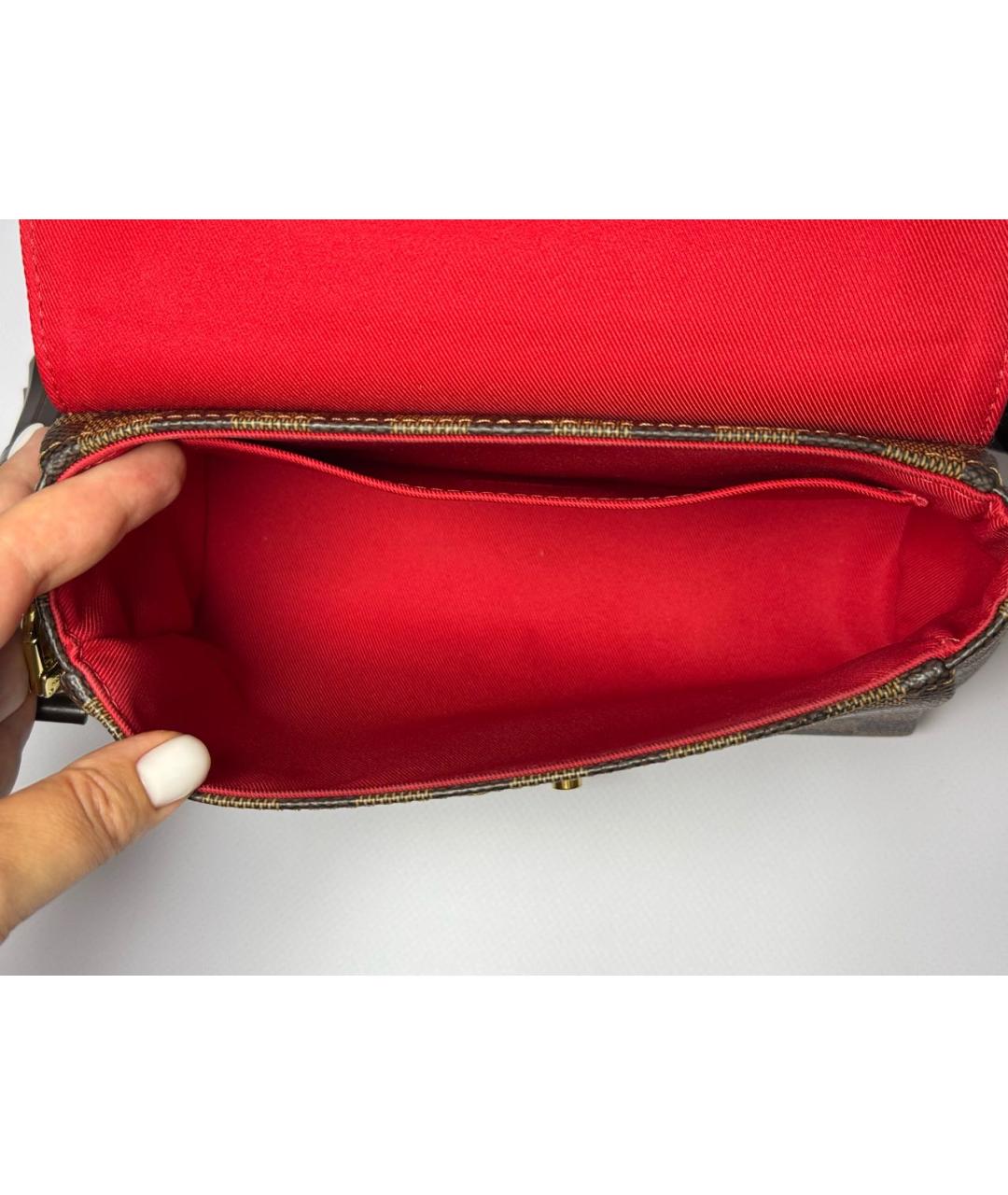 LOUIS VUITTON Коричневая сумка через плечо, фото 5