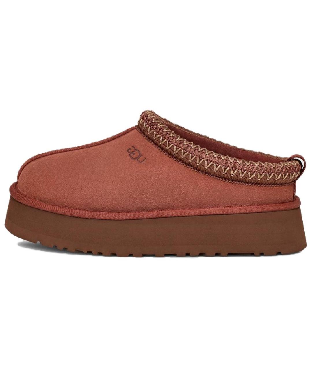 UGG AUSTRALIA Красные замшевые ботинки, фото 2