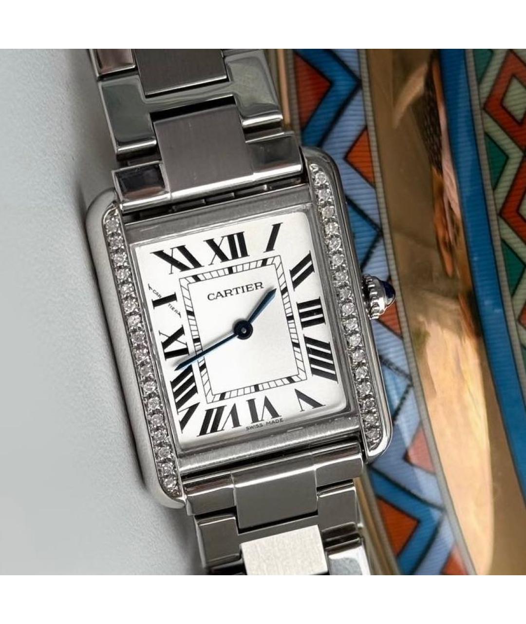 CARTIER Серебряные часы, фото 2