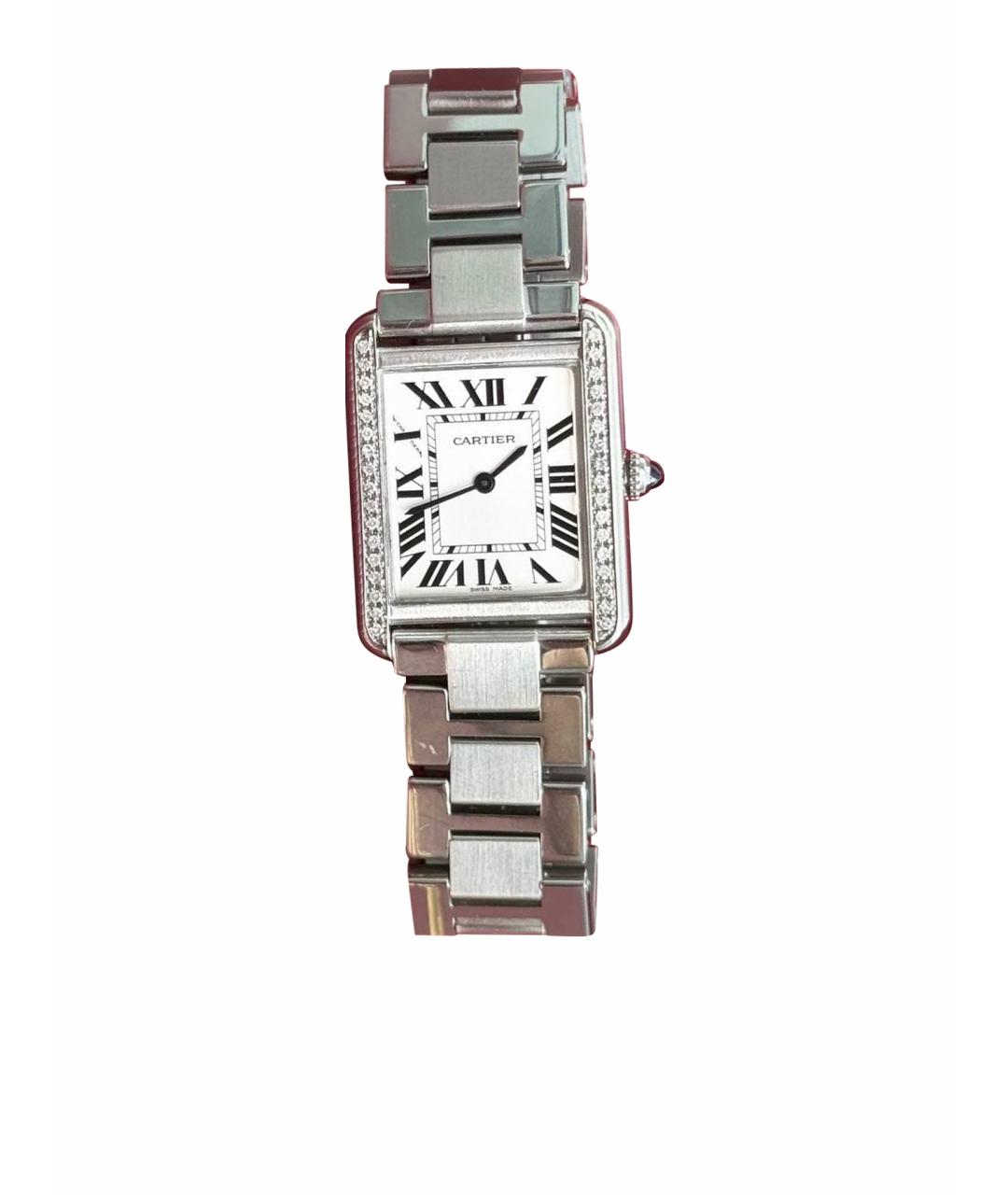 CARTIER Серебряные часы, фото 5