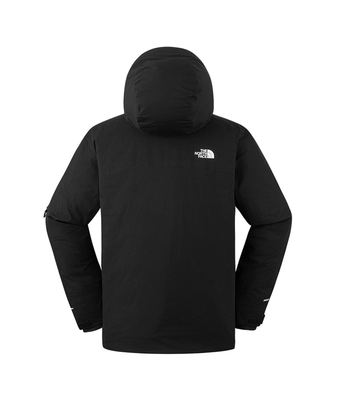 THE NORTH FACE Черный полиамидовый пуховик, фото 2