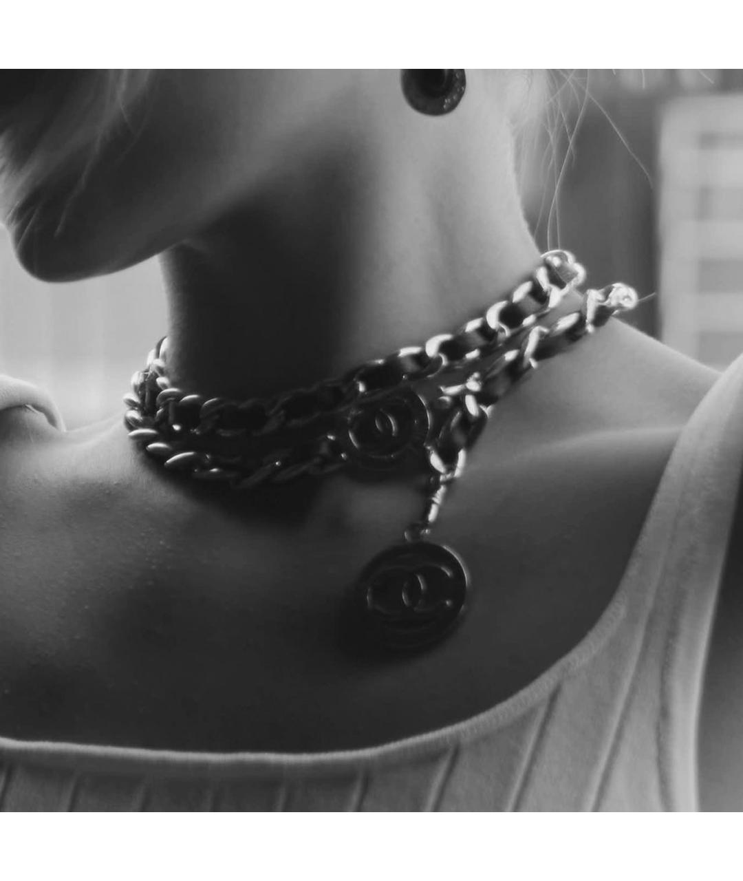 CHANEL Золотой пелетеный ремень, фото 5