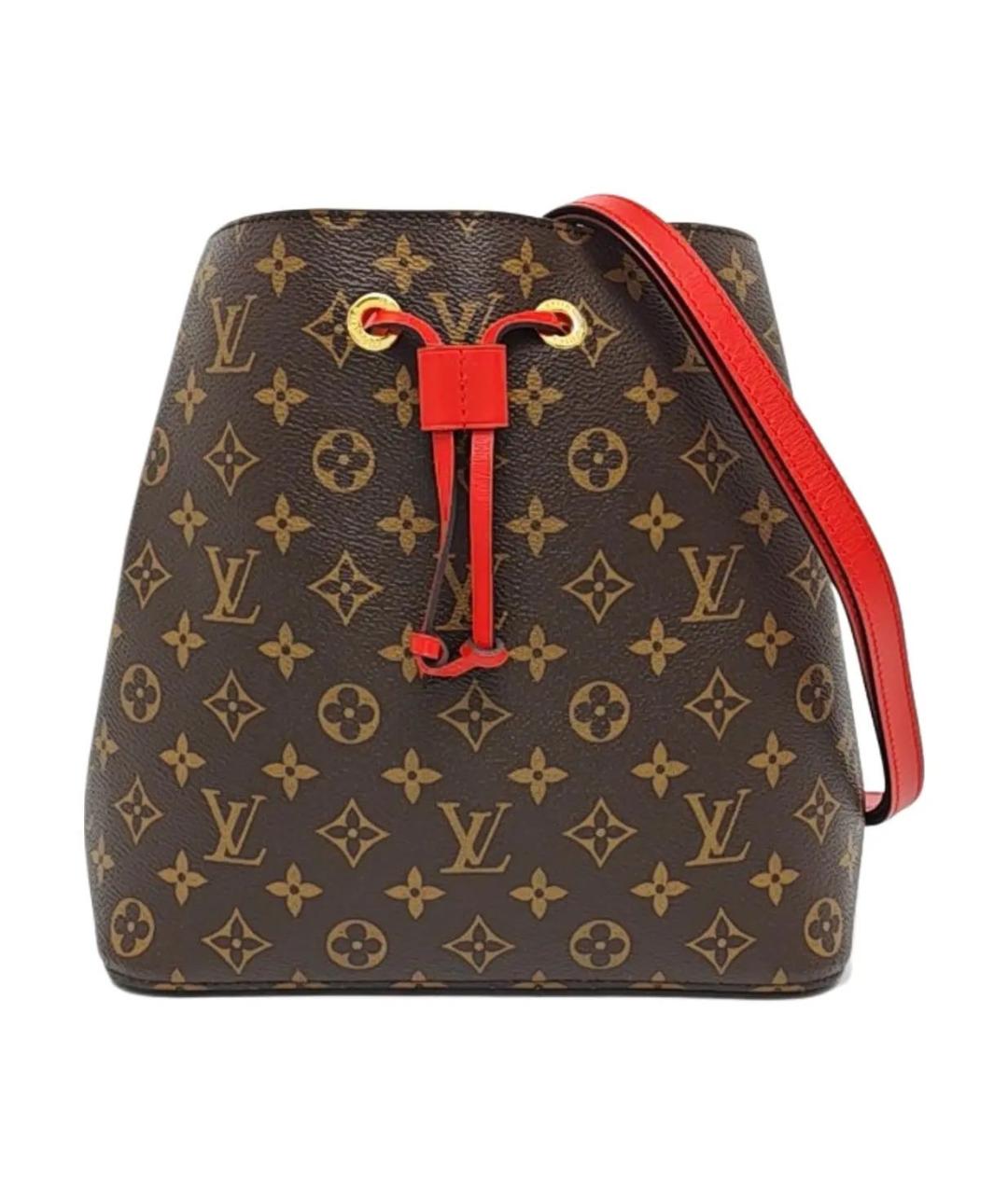 LOUIS VUITTON Коричневая сумка тоут, фото 9