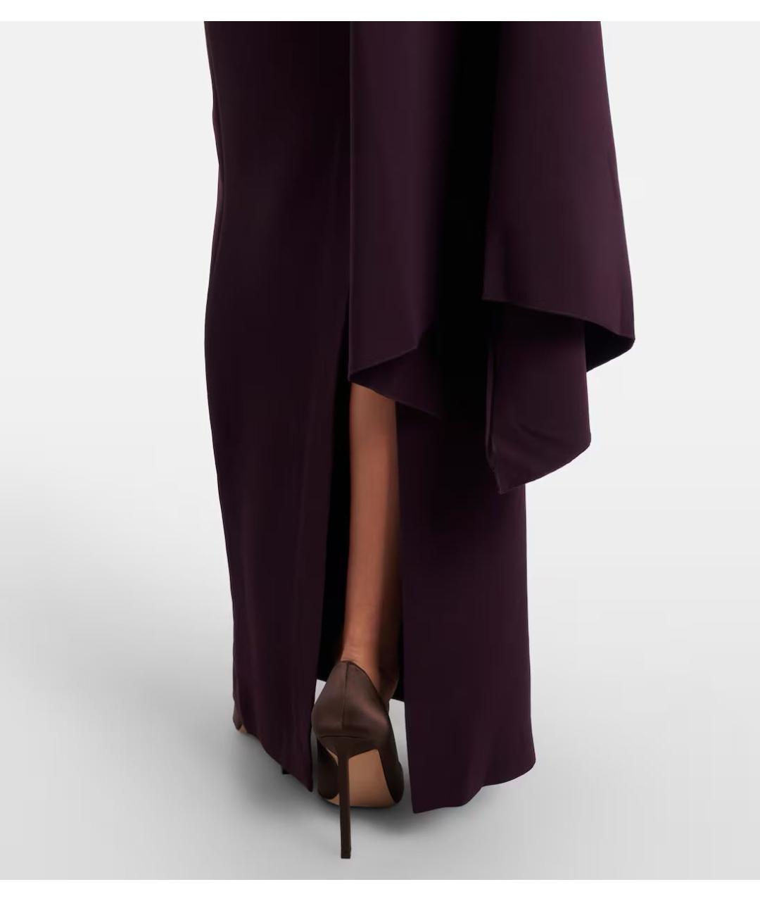 SOLACE LONDON Фиолетовое полиэстеровое коктейльное платье, фото 4