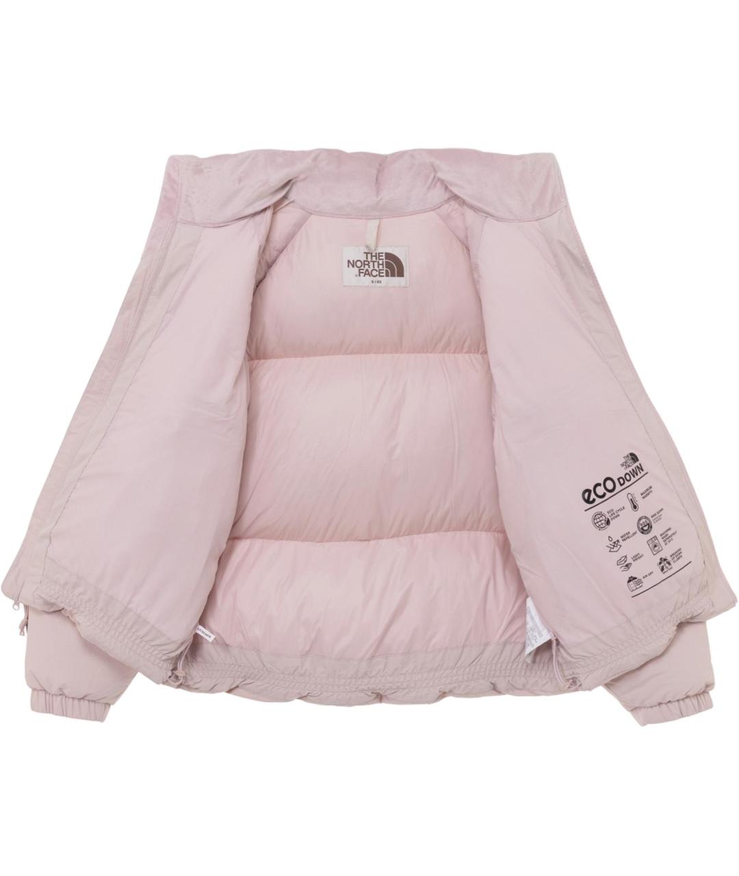 THE NORTH FACE Розовый полиамидовый пуховик, фото 3