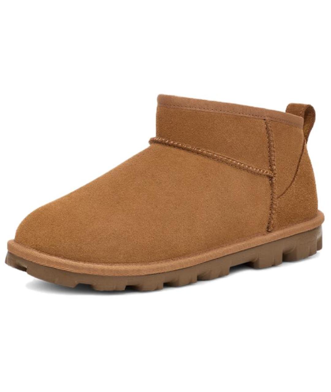 UGG AUSTRALIA Коричневые замшевые ботинки, фото 3