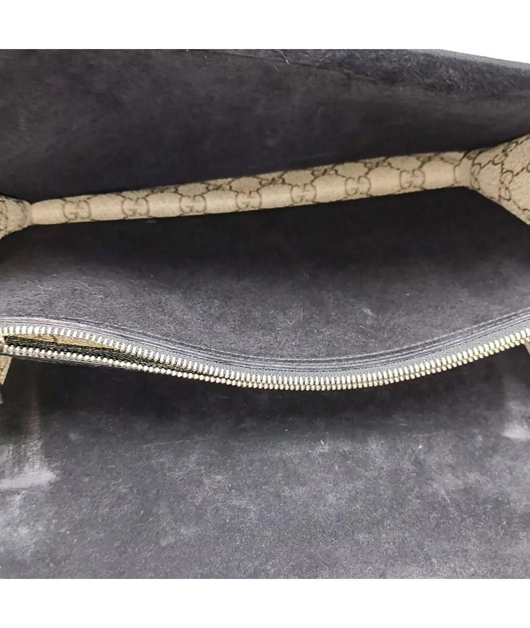 GUCCI Черная кожаная сумка через плечо, фото 6