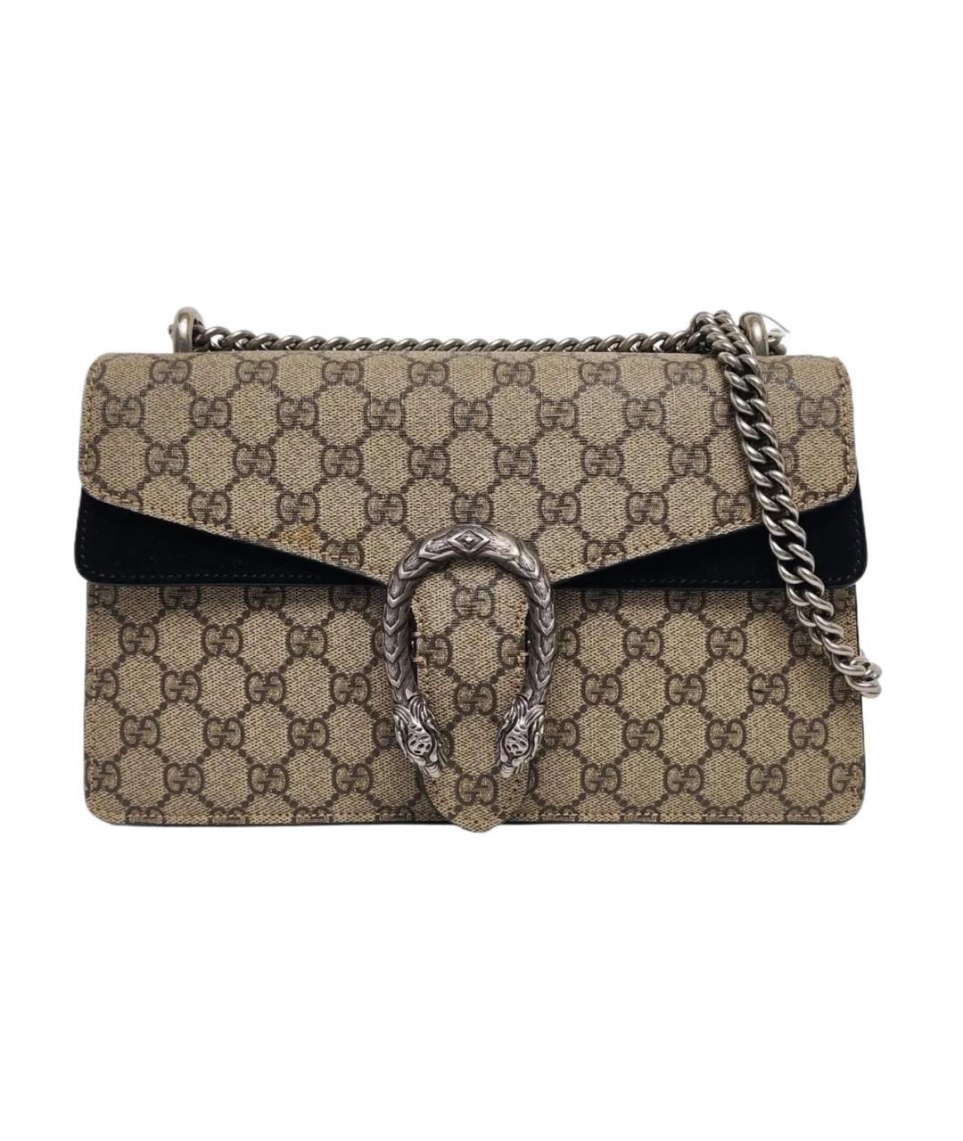 GUCCI Черная кожаная сумка через плечо, фото 9