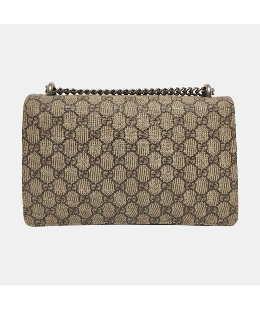 GUCCI Черная кожаная сумка через плечо, фото 4