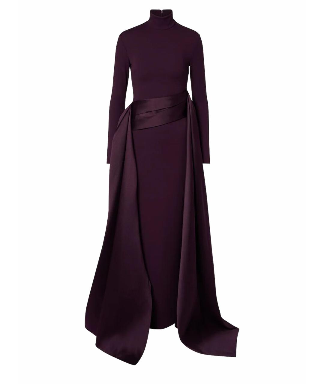 SOLACE LONDON Фиолетовое полиэстеровое вечернее платье, фото 1
