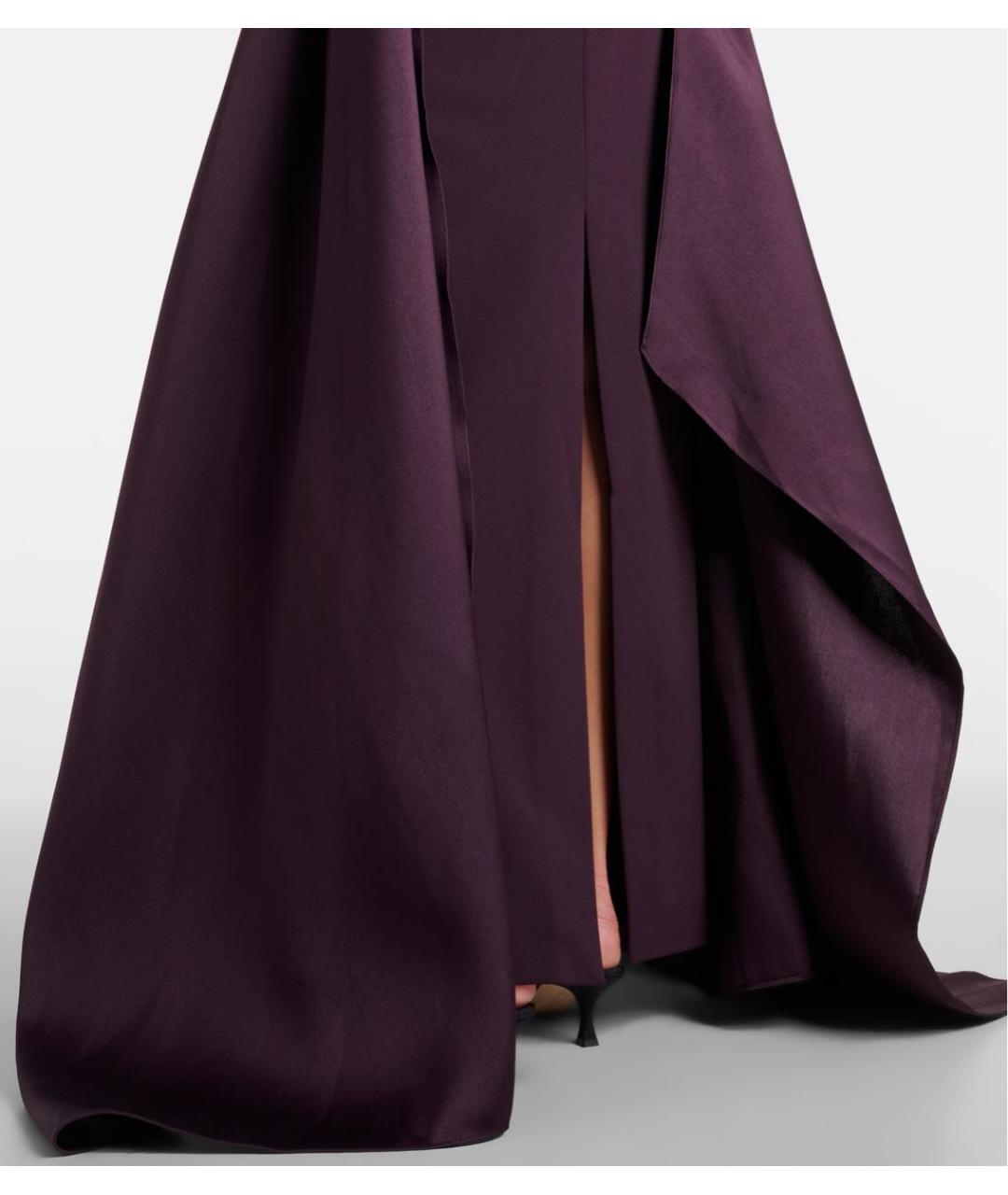 SOLACE LONDON Фиолетовое полиэстеровое вечернее платье, фото 5