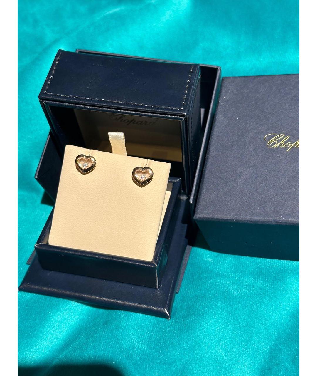 CHOPARD Золотые серьги из розового золота, фото 2