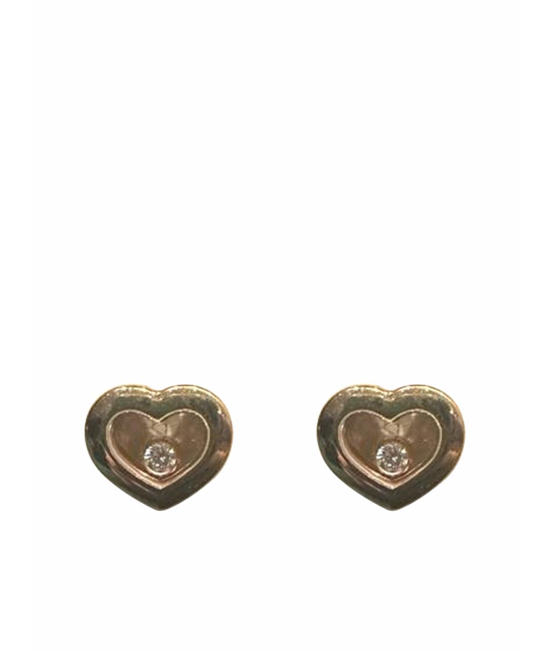 CHOPARD Золотые серьги из розового золота, фото 1