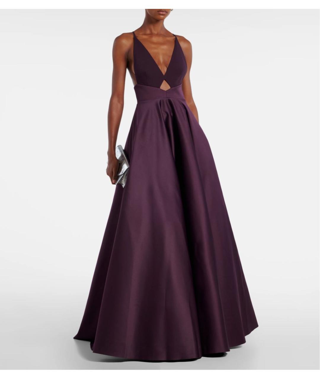 SOLACE LONDON Фиолетовое полиэстеровое вечернее платье, фото 2