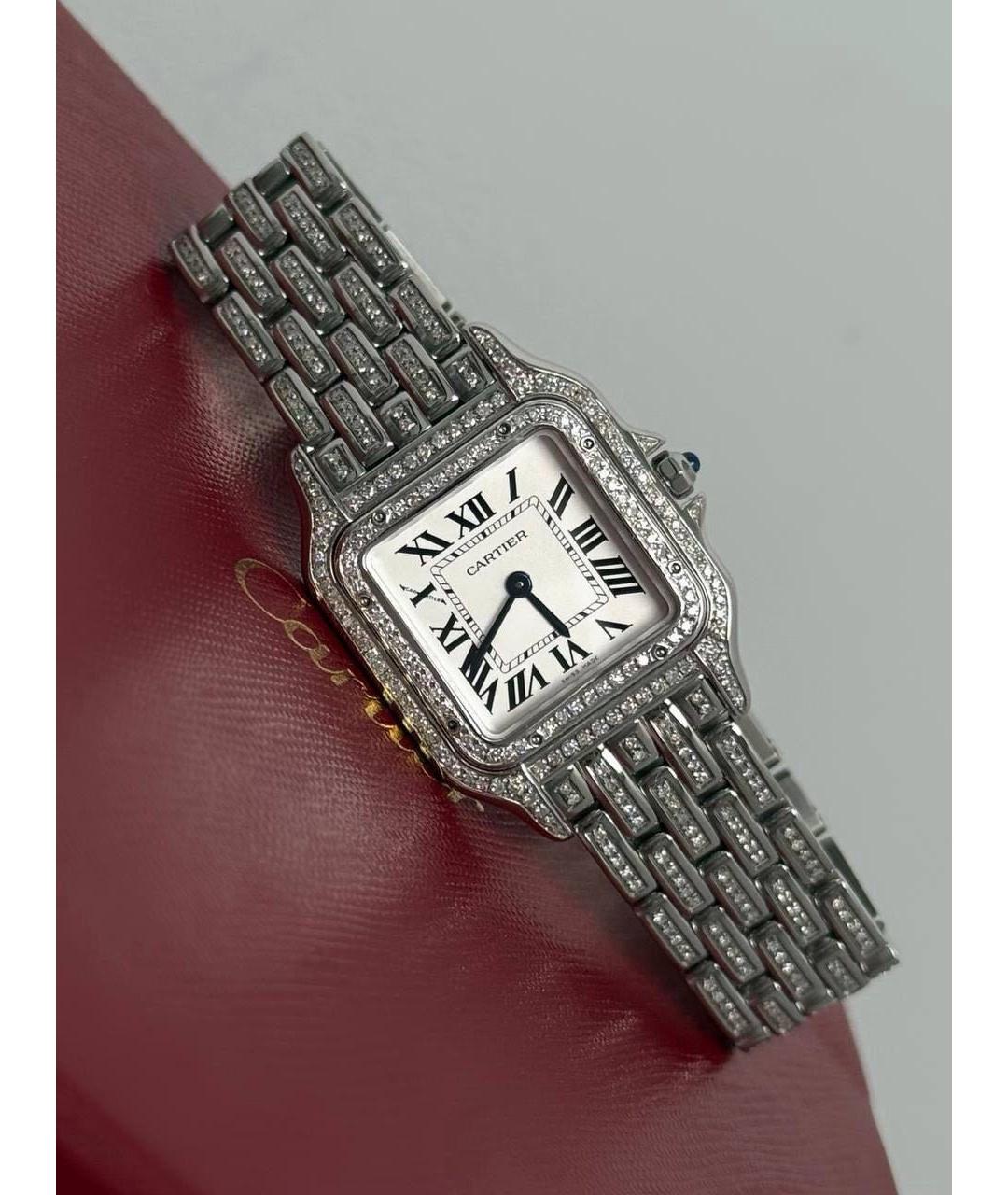 CARTIER Белые часы, фото 7