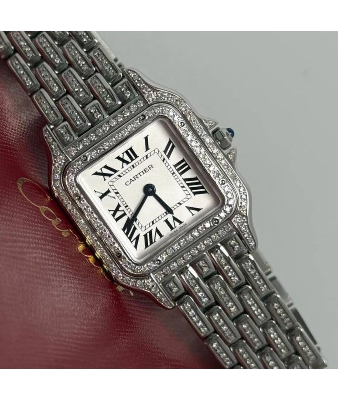 CARTIER Белые часы, фото 2