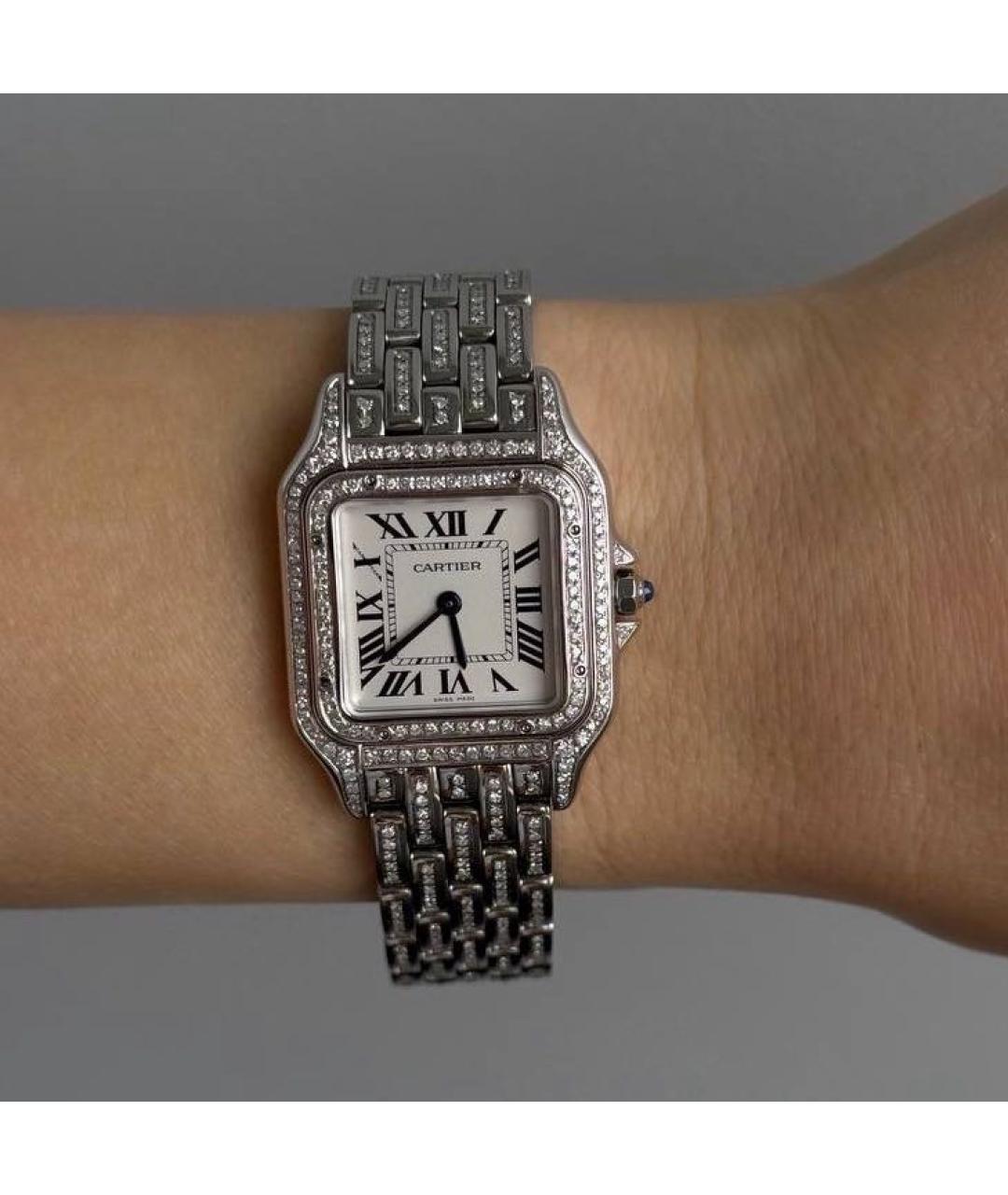 CARTIER Белые часы, фото 6