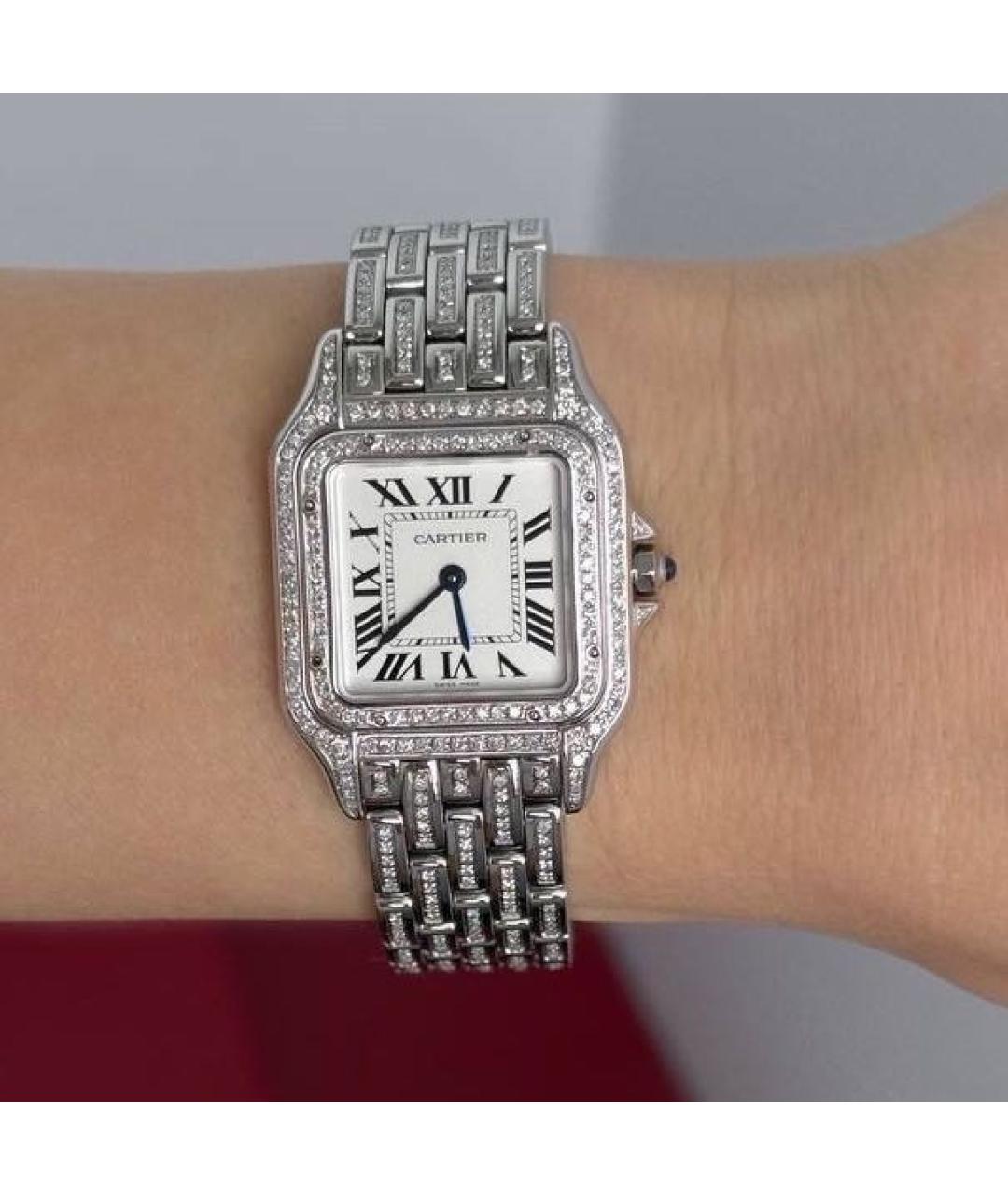 CARTIER Белые часы, фото 3