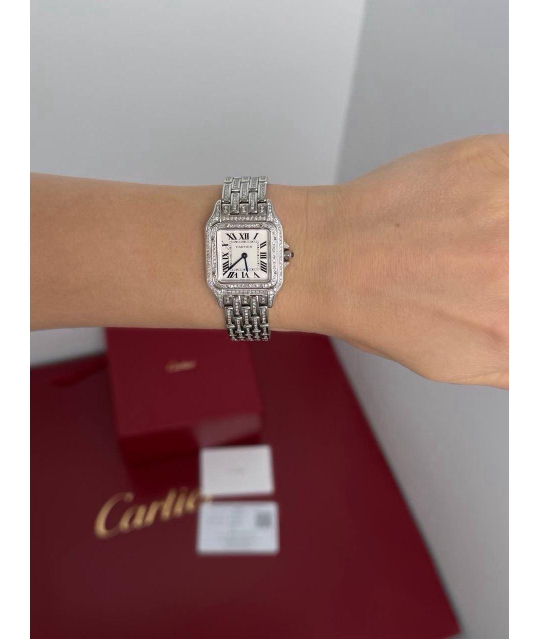 CARTIER Белые часы, фото 4