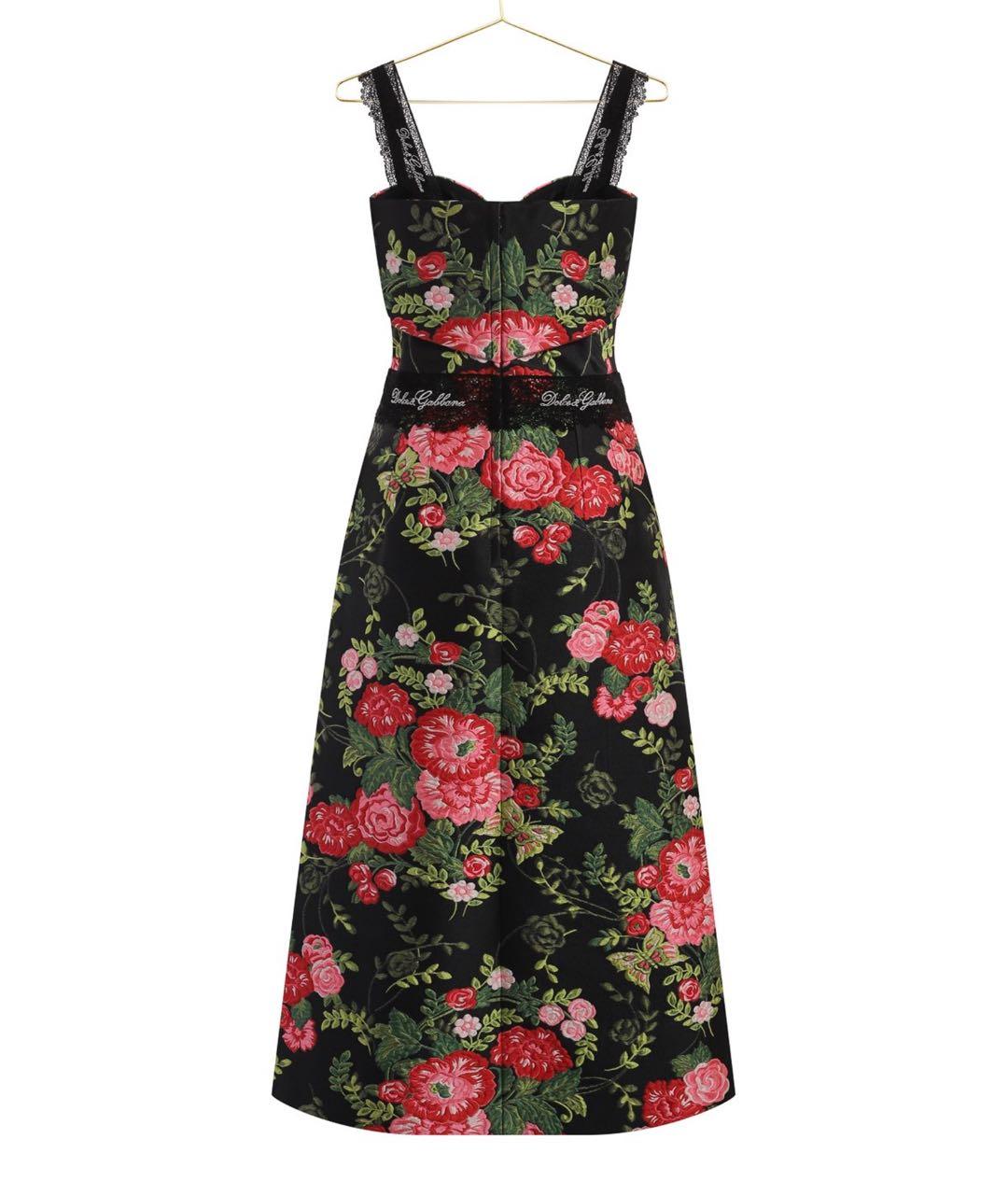 DOLCE&GABBANA Черный сарафан, фото 3