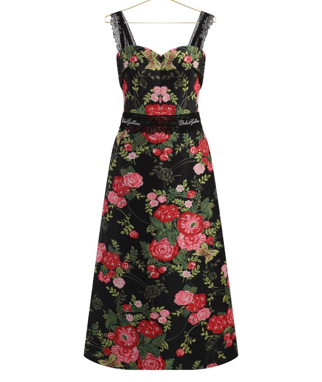 DOLCE&GABBANA Черный сарафан, фото 8