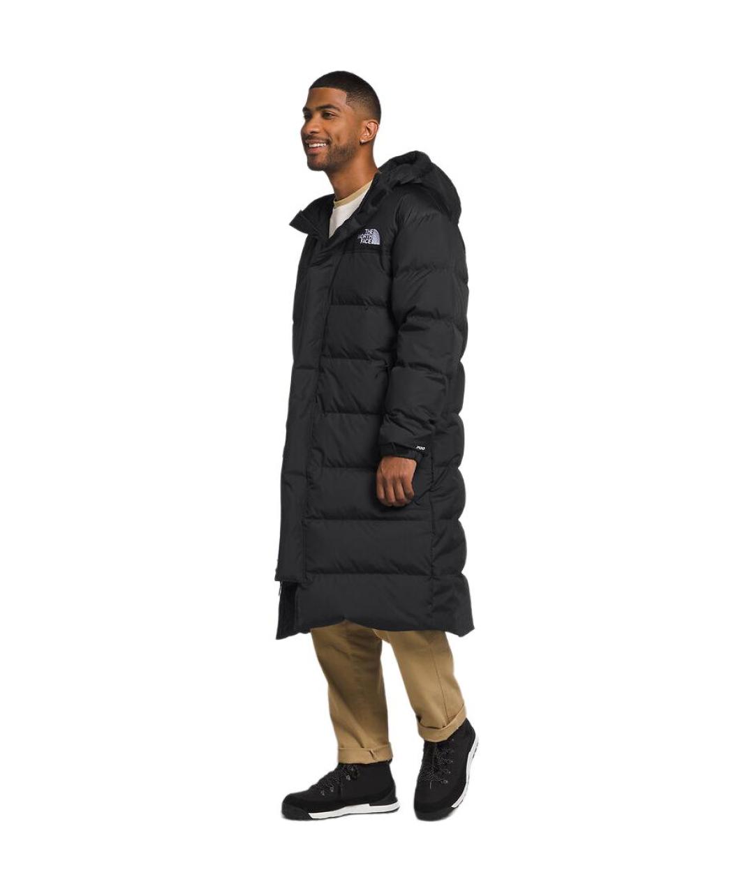 THE NORTH FACE Черный полиамидовый пуховик, фото 4