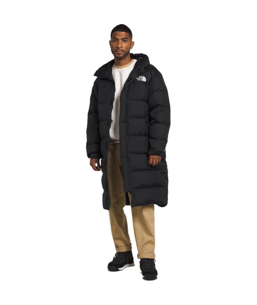 THE NORTH FACE Черный полиамидовый пуховик, фото 3