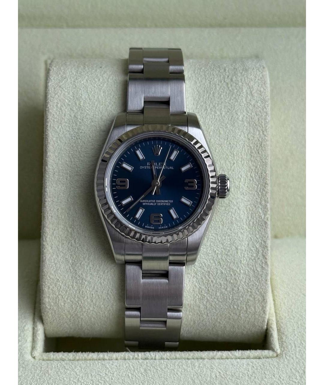 ROLEX Белые часы из белого золота, фото 9